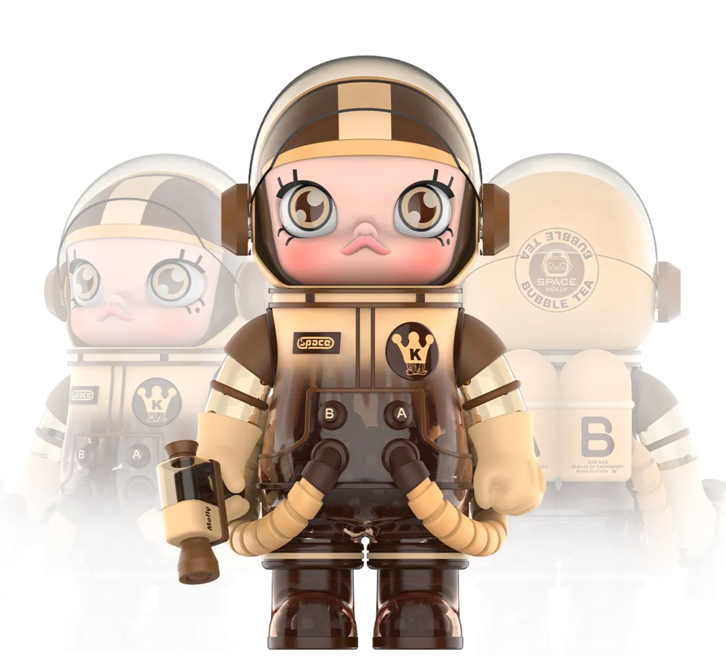 POP MART - MEGA SAPCE MOLLY 400% - Bubble Tea Exclusive Edition -100% Authentic from POP MART