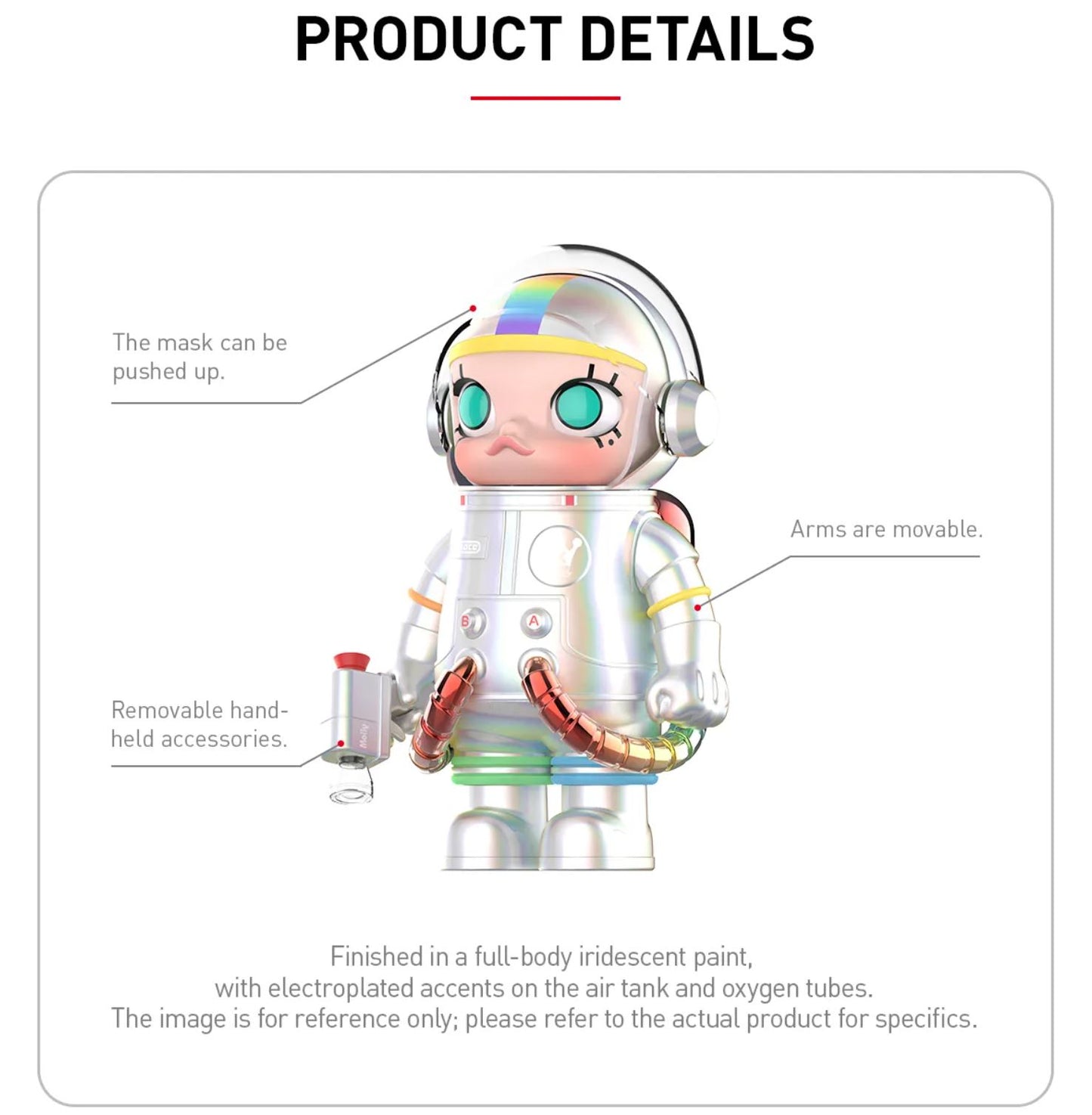POP MART - MEGA SAPCE MOLLY 400% Rainbow 2.0 - 100% Authentic from POP MART