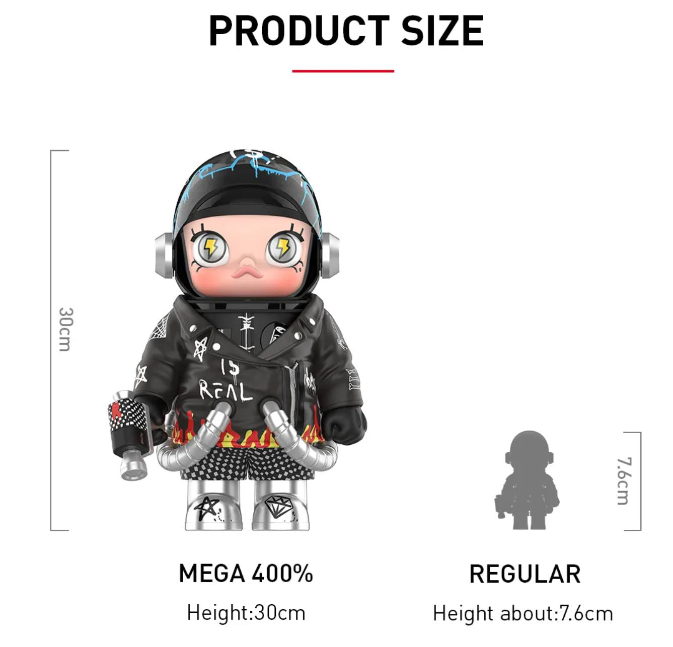 POP MART - MEGA SAPCE MOLLY 400% Trevor Andrew 2.0 - 100% Authentic from POP MART