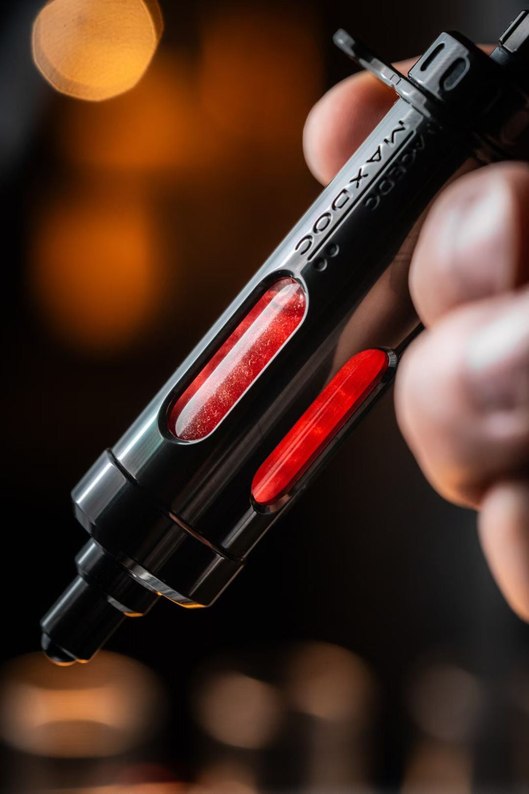 New Arrival ACEdc MAXDOC Fidget Hand Slider | ACEdc MAXDOC EDC Hand Haptic Slider | New ACEdc MAXDOC healing protocols Zirconium Fidget Slider for Gift & Collection.