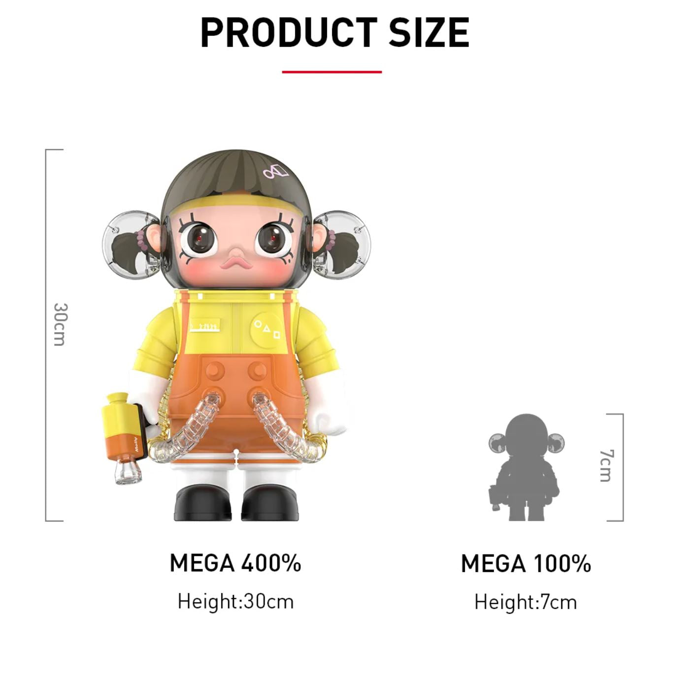 POP MART - MEGA SAPCE MOLLY SQUID GAME 400%+100% - 100% Authentic from POP MART