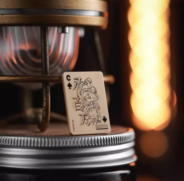 ACEDC Stamp Stainless Steel Haptic Hand Slider Necklace | ACEDC Edc Hand Push Slider | ACEDC Metal Stamp Hand Slider for Collection