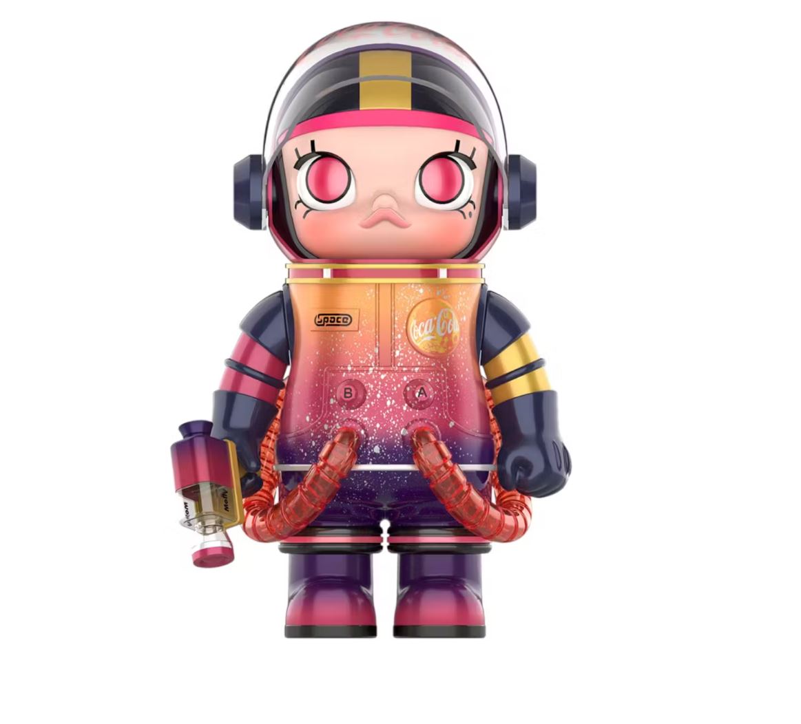POP MART - MEGA SAPCE MOLLY 400% - COCA COLA version 1.0 -100% Authentic from POP MART