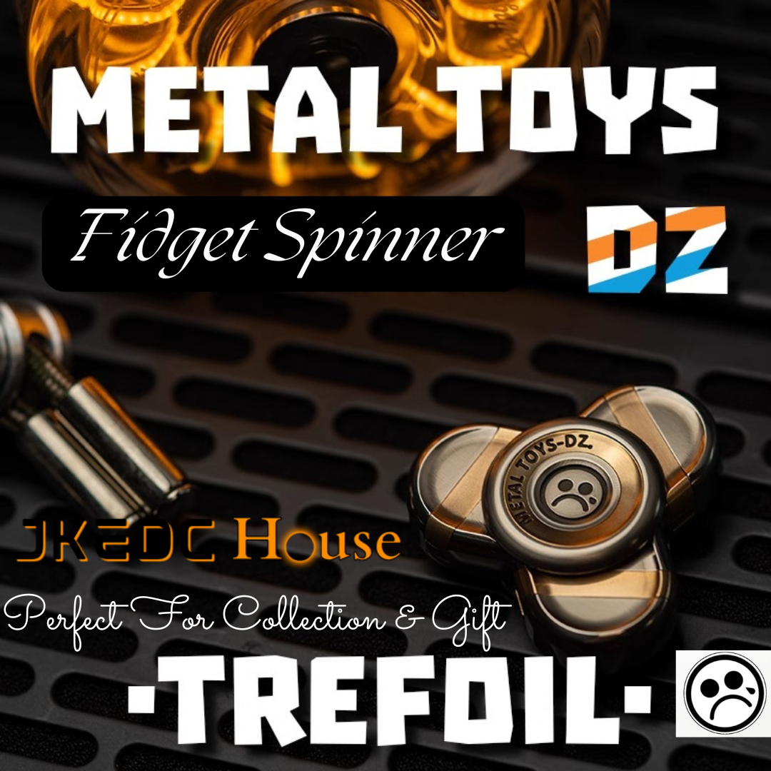 New Launching MetalToys Dz Trefoil Hand Fidget Spinner | MetalToys Dz Trefoil Gyro Spinner for Gift and Collection