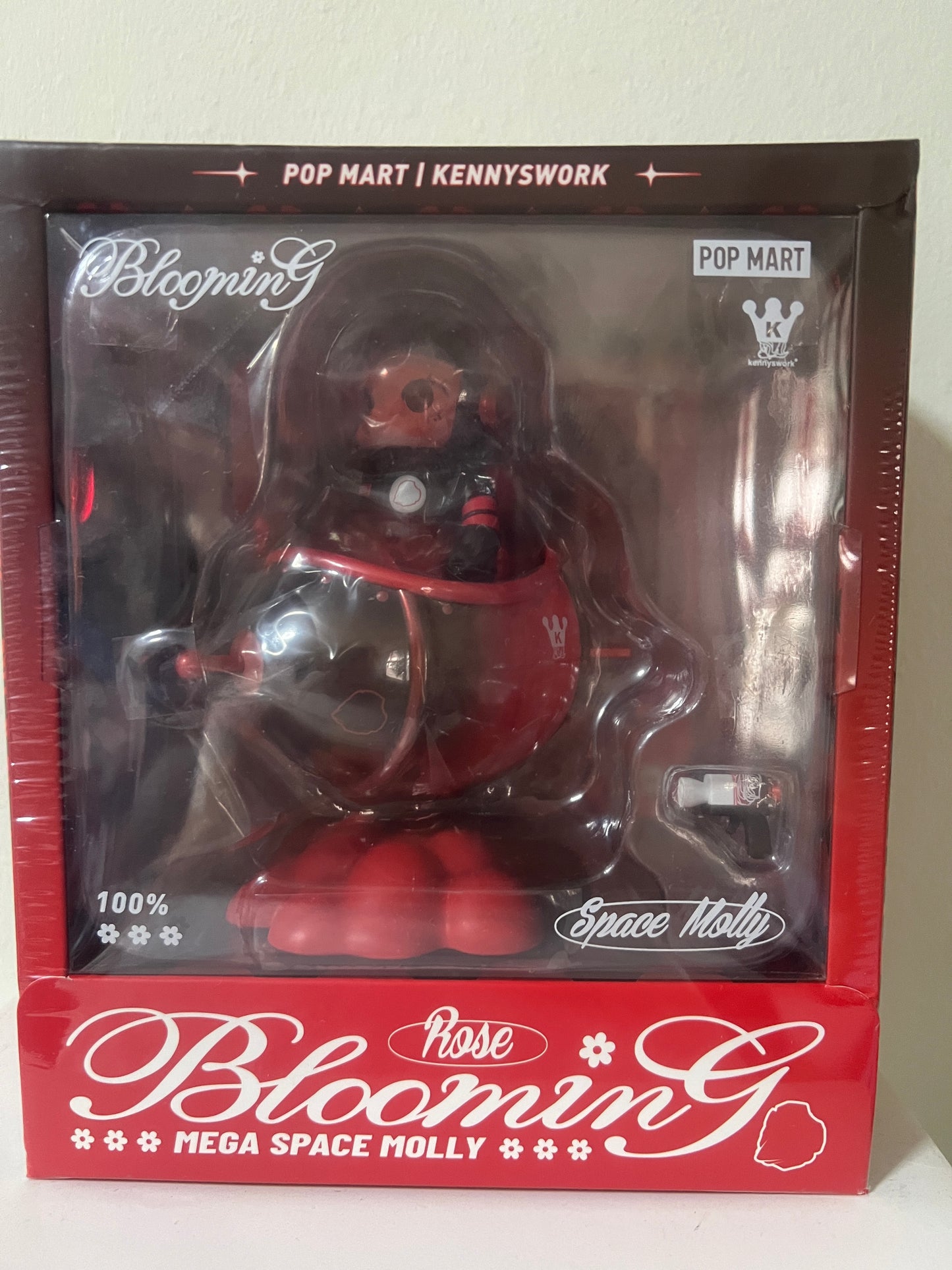 Pop Mart MEGA SPACE MOLLY 100% Blooming Country Exclusive Series - 100% Authentic