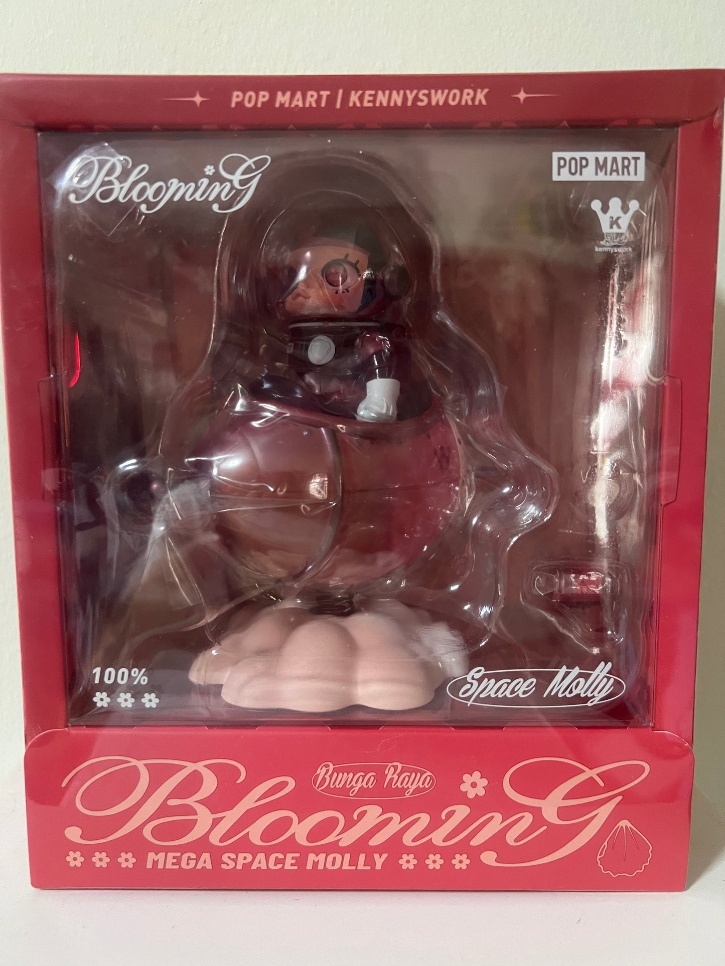 Pop Mart MEGA SPACE MOLLY 100% Blooming Country Exclusive Series - 100% Authentic