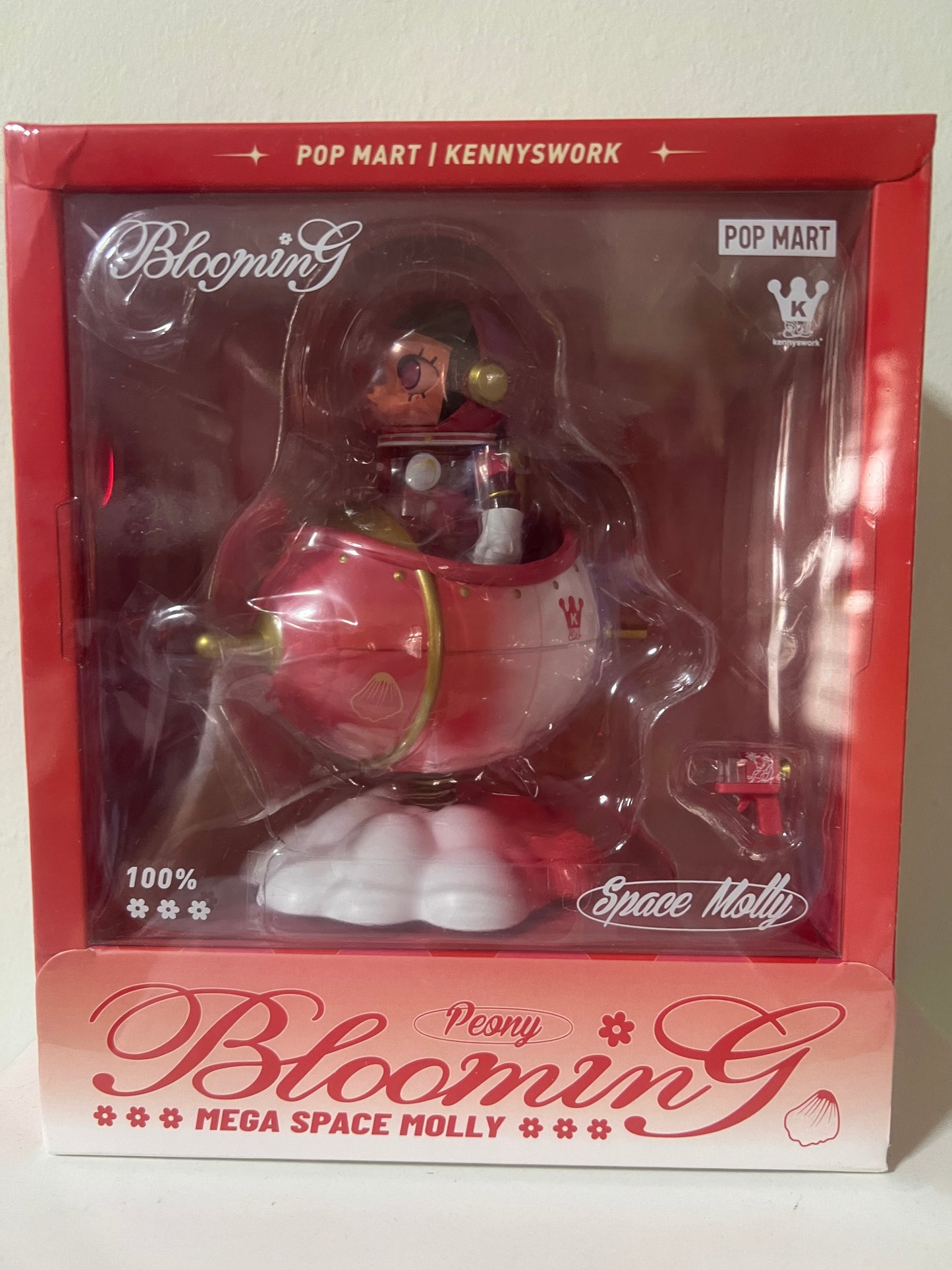 Pop Mart MEGA SPACE MOLLY 100% Blooming Country Exclusive Series - 100% Authentic