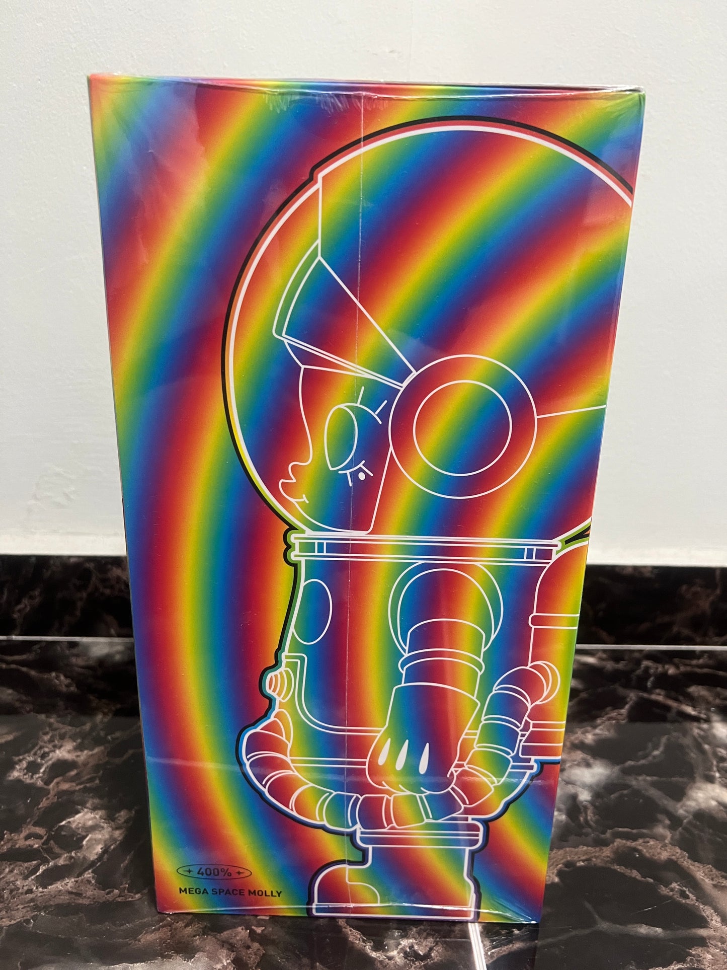POP MART - MEGA SAPCE MOLLY 400% Rainbow 2.0 - 100% Authentic from POP MART