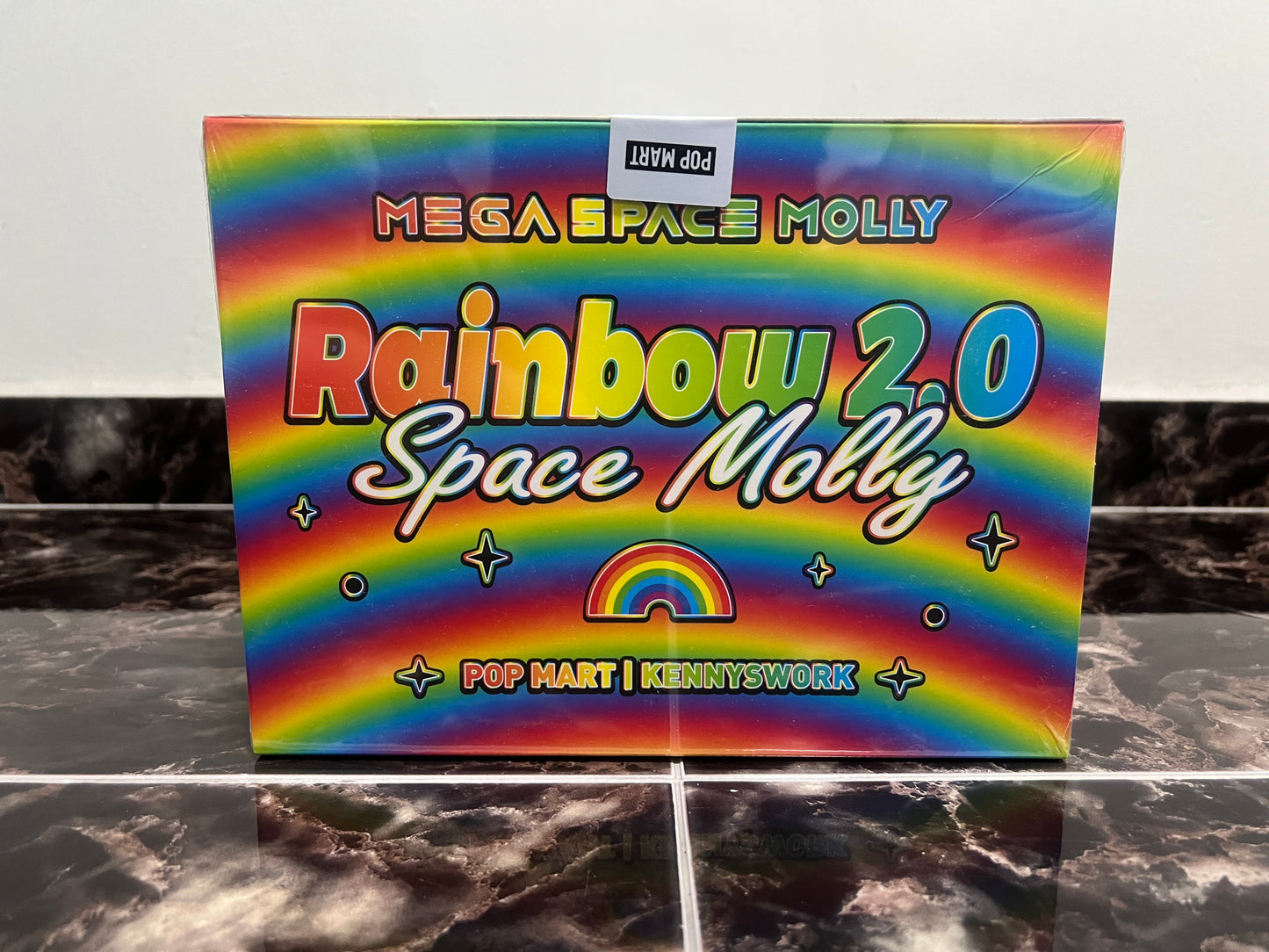 POP MART - MEGA SAPCE MOLLY 400% Rainbow 2.0 - 100% Authentic from POP MART