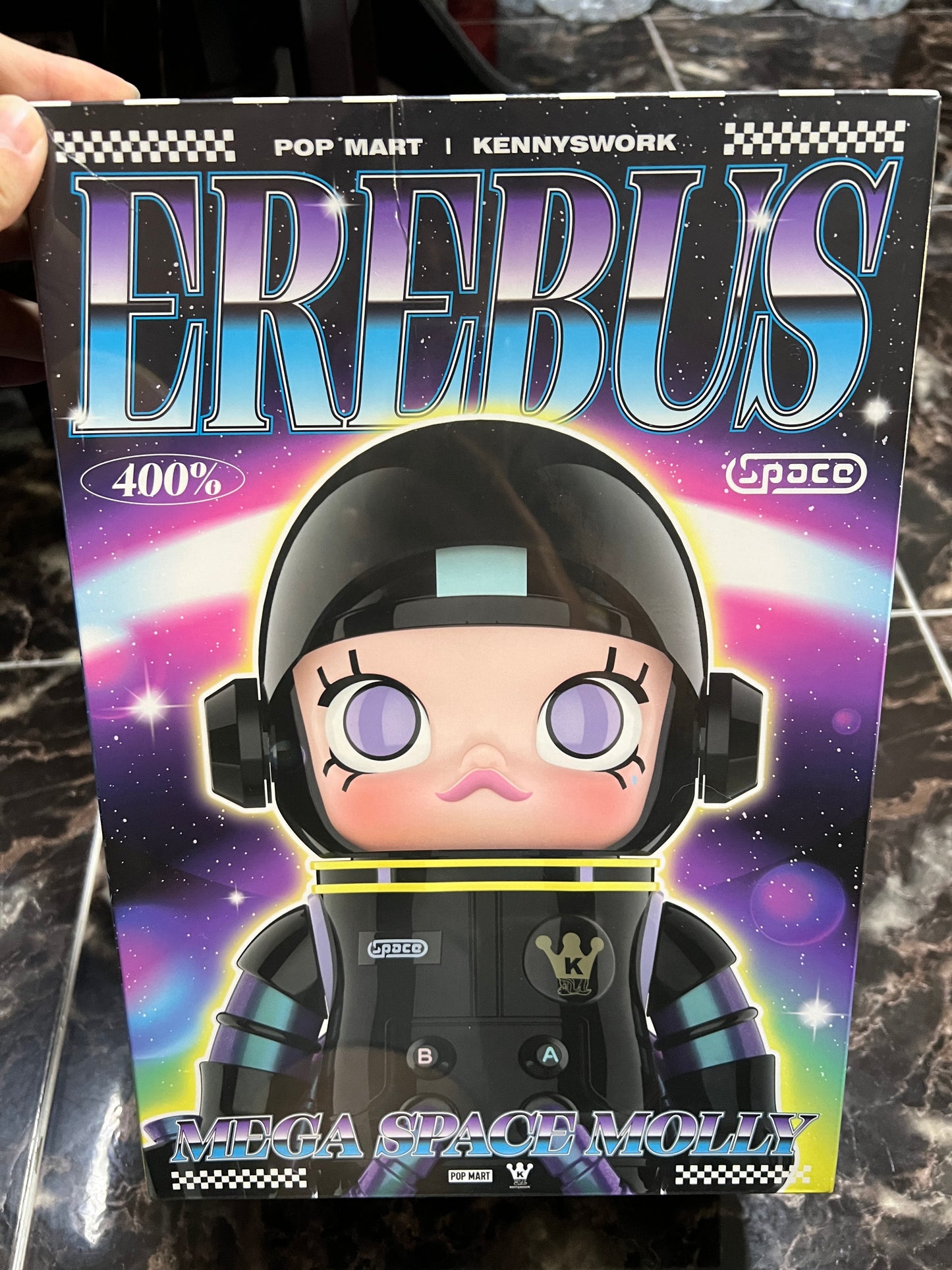 POP MART - MEGA SAPCE MOLLY- Erebus 400% - 100% Authentic from POP MART
