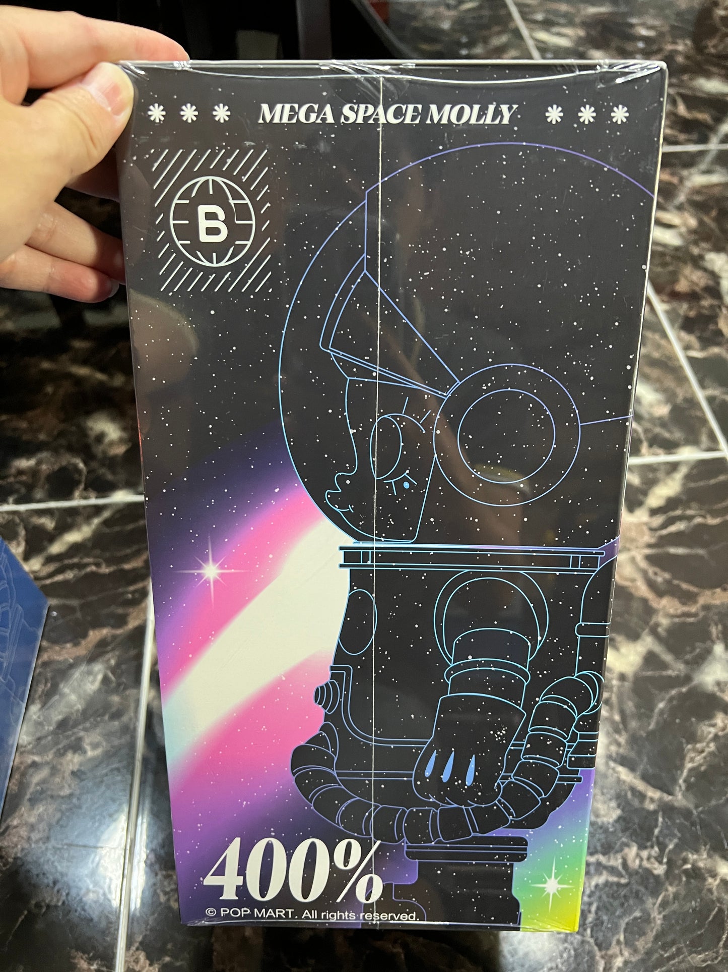 POP MART - MEGA SAPCE MOLLY- Erebus 400% - 100% Authentic from POP MART