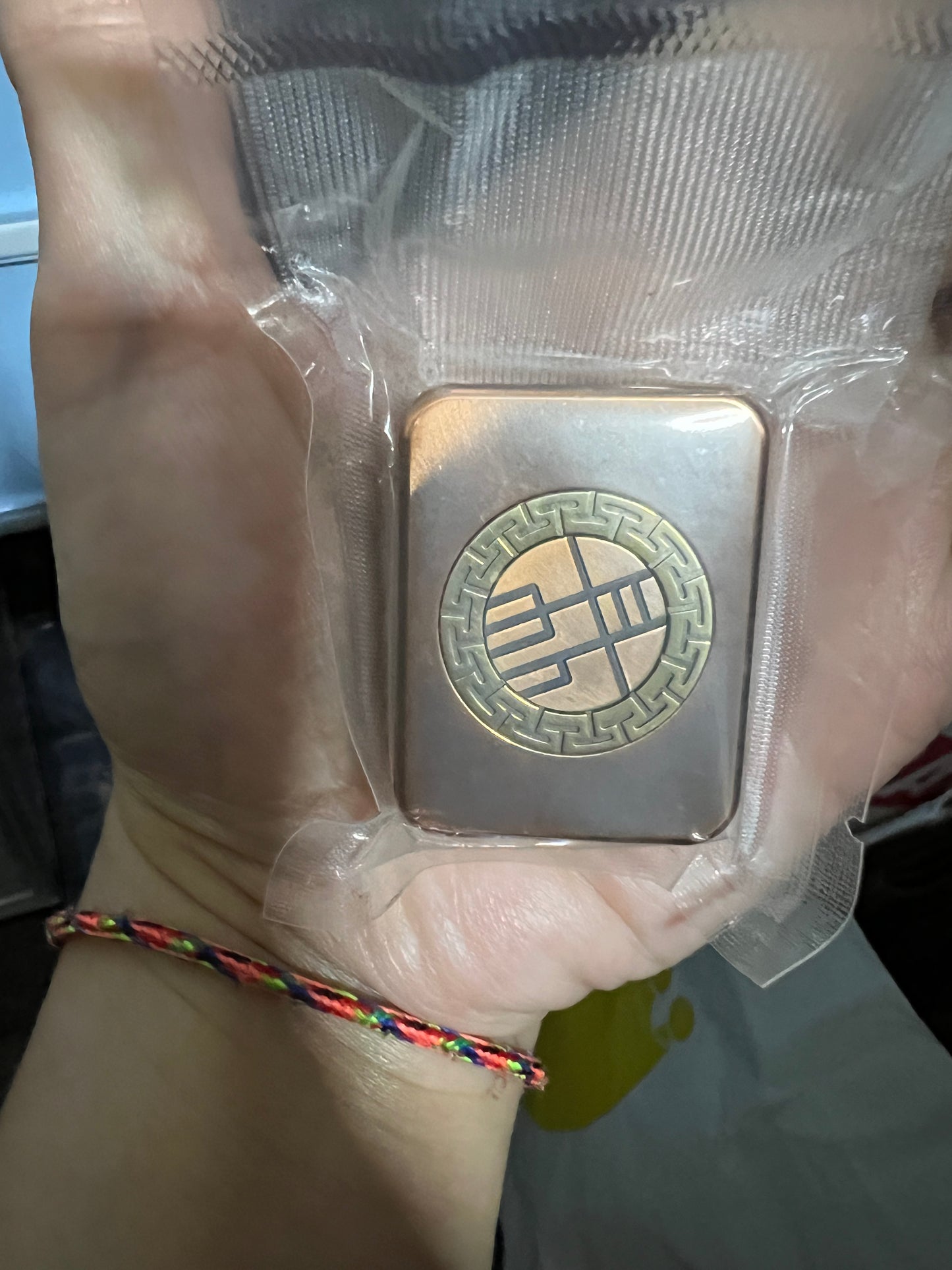 Mahjong 2.0 Stainless Steel PEI Hand Push Clicker Slider | Mahjong EDC Zirconium Hand Push Slider | Titanium Mahjong Hand Clicker Slider