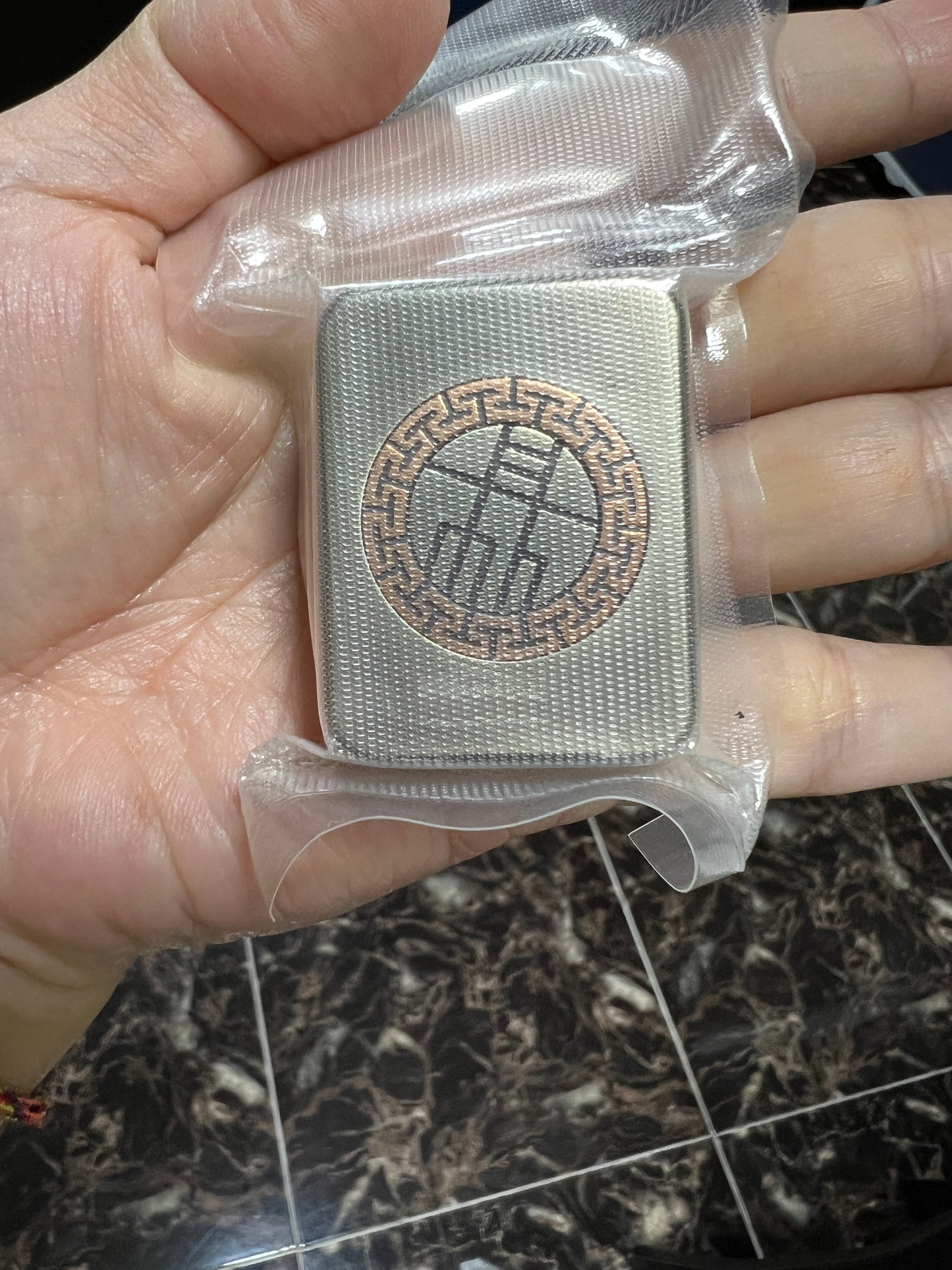Mahjong 2.0 Stainless Steel PEI Hand Push Clicker Slider | Mahjong EDC Zirconium Hand Push Slider | Titanium Mahjong Hand Clicker Slider