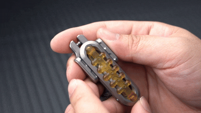 New WANWU EXOSKELETON Mechanical Magnetic Hand Haptic Push Slider | New WANWU EXOSKELETON EDC PEI Hand Push Slider | WANWU EXOSKELETON PPB Fidget Toys for Collection & Gift