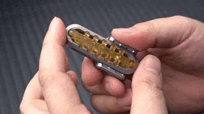 New WANWU EXOSKELETON Mechanical Magnetic Hand Haptic Push Slider | New WANWU EXOSKELETON EDC PEI Hand Push Slider | WANWU EXOSKELETON PPB Fidget Toys for Collection & Gift