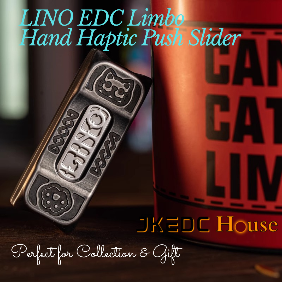 New LINO EDC Limbo Mechanical Hand Haptic Push Slider | New Limbo Fidget Toy Hand Push PPB Decompression| Limbo EDC Push Slider for Gift & Collection