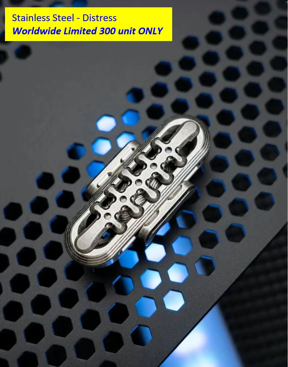 New 2026 WANWU EXOSKELETON Stainless Steel Mechanical Magnetic Hand Haptic Push Fidget EDC Slider for Gift & Colection