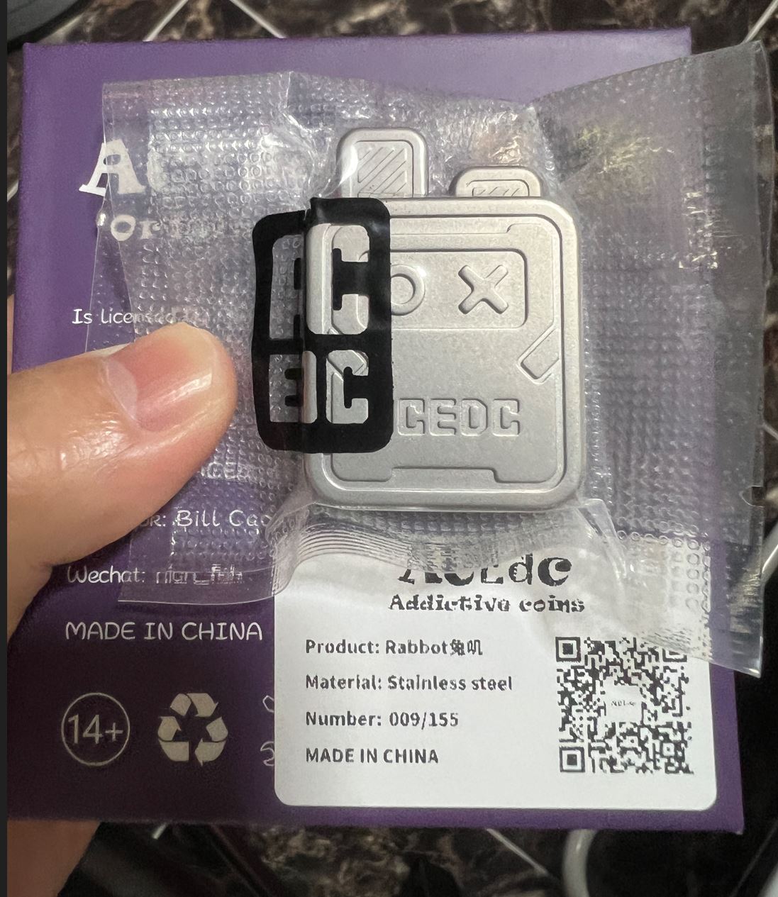 New ACEdc Rabbot Mechanical Jumping Slider | ACEdc Rabbot Jumping Fidget Toy | ACEdc Rabbot Jumping EDC Hand Slider for Collection & Gift