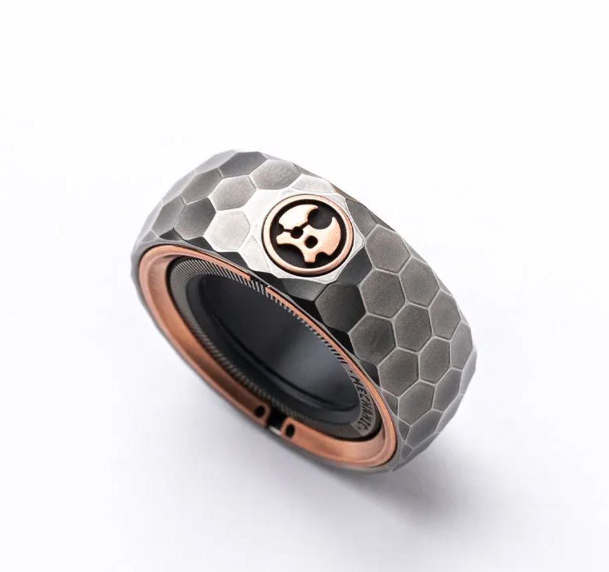 New Launching Lautie SpyWar Mechanic Thorns Zirconium Ring Hand Finger Spinner | Lautie Mechanic Thorns Finger Ring Spinner for Gift and Collection