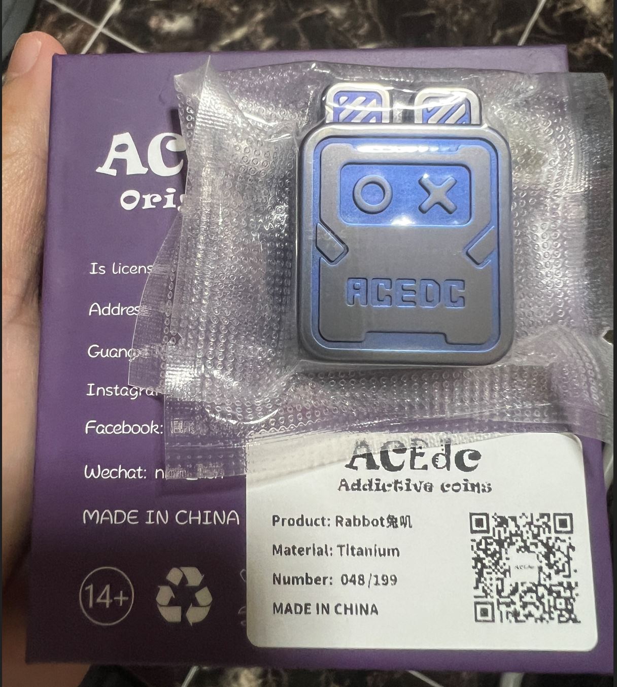 New ACEdc Rabbot Mechanical Jumping Slider | ACEdc Rabbot Jumping Fidget Toy | ACEdc Rabbot Jumping EDC Hand Slider for Collection & Gift