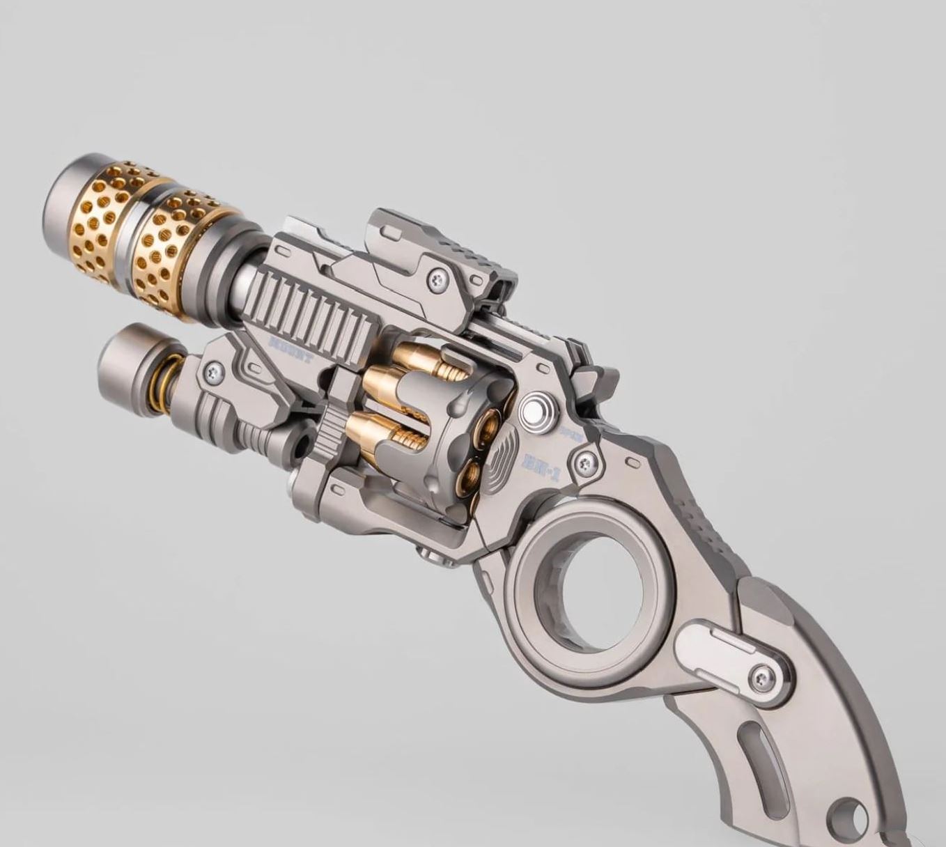 EDCELL Zirconium "Breaker Howitzer Project ver.2" Hand Push Slider EDC PPB Fidget Toys for Collection & Gift