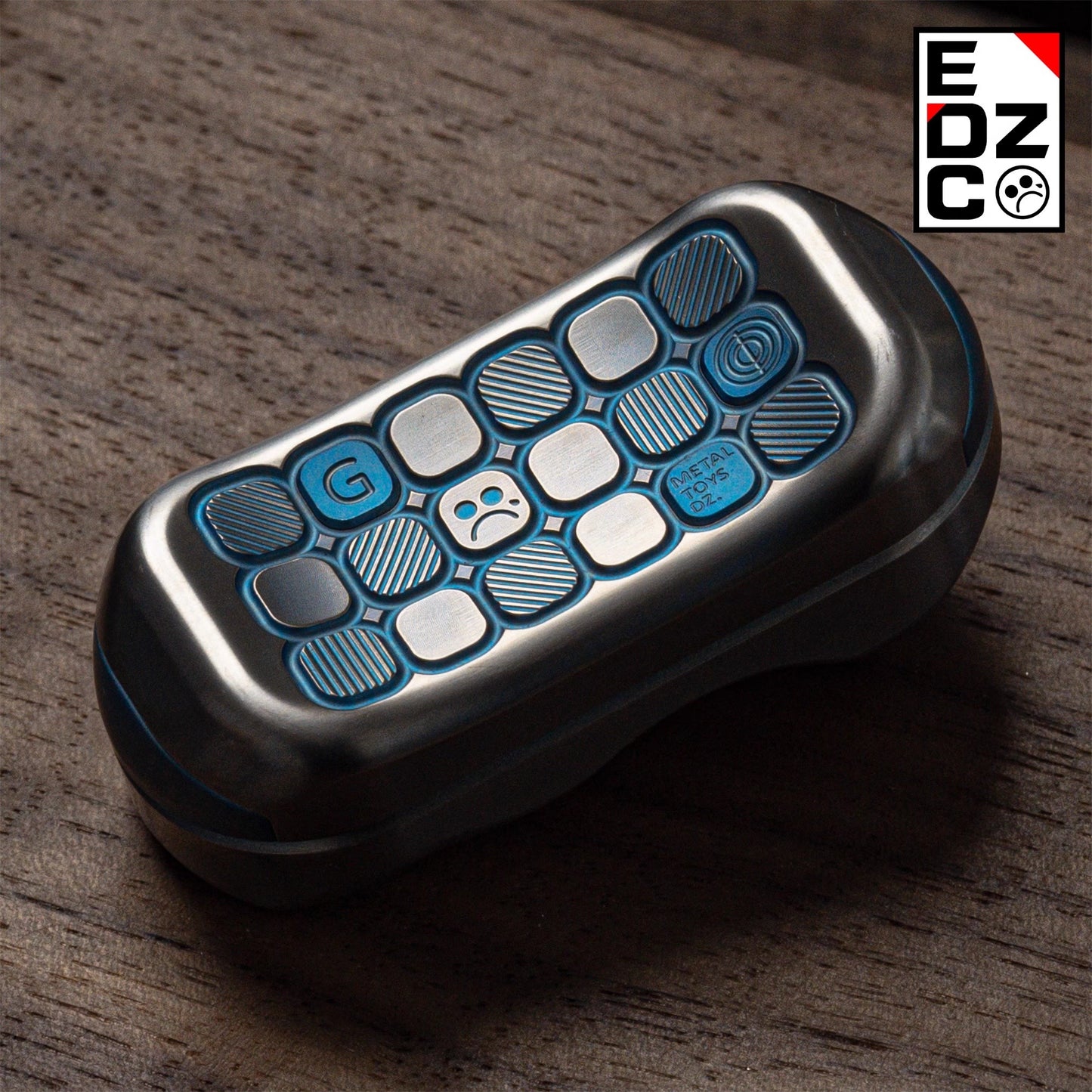 Dz Metal Toys Top-G Glory Hand Push Haptic Slider | Dz Top-G Glory EDC Hand Haptic Push Slider Push Pop Fidget Toys | Metal Fidget Push Pop Toys Anti-Stress Autism ADHD Hand Slider for Gift