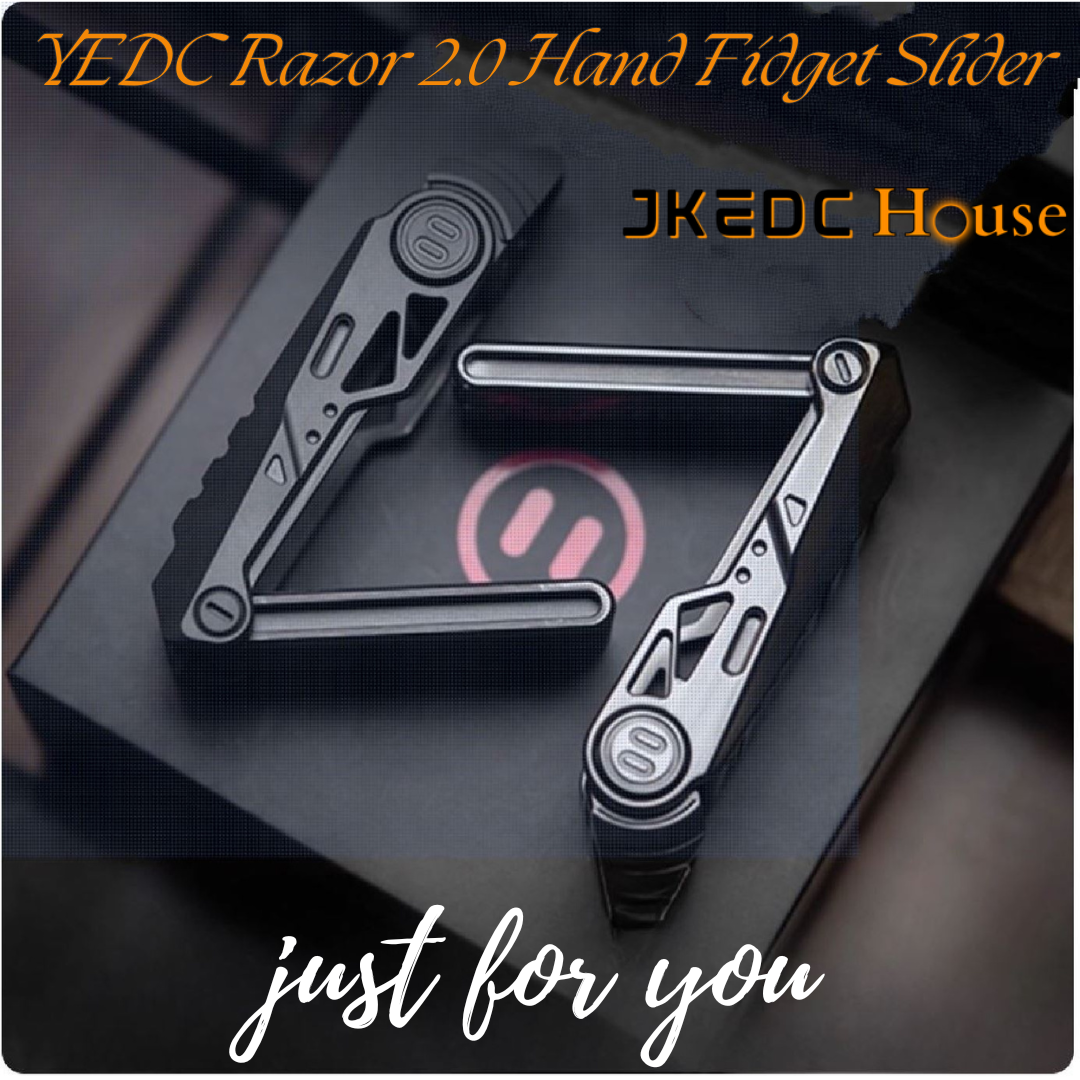 YEDC Razor 2.0 Zirconium Limited Mechanical Hand Haptic Slider | YEDC Razor 2.0 Zirconium EDC Hand Fidget Toy for Collection & Gift