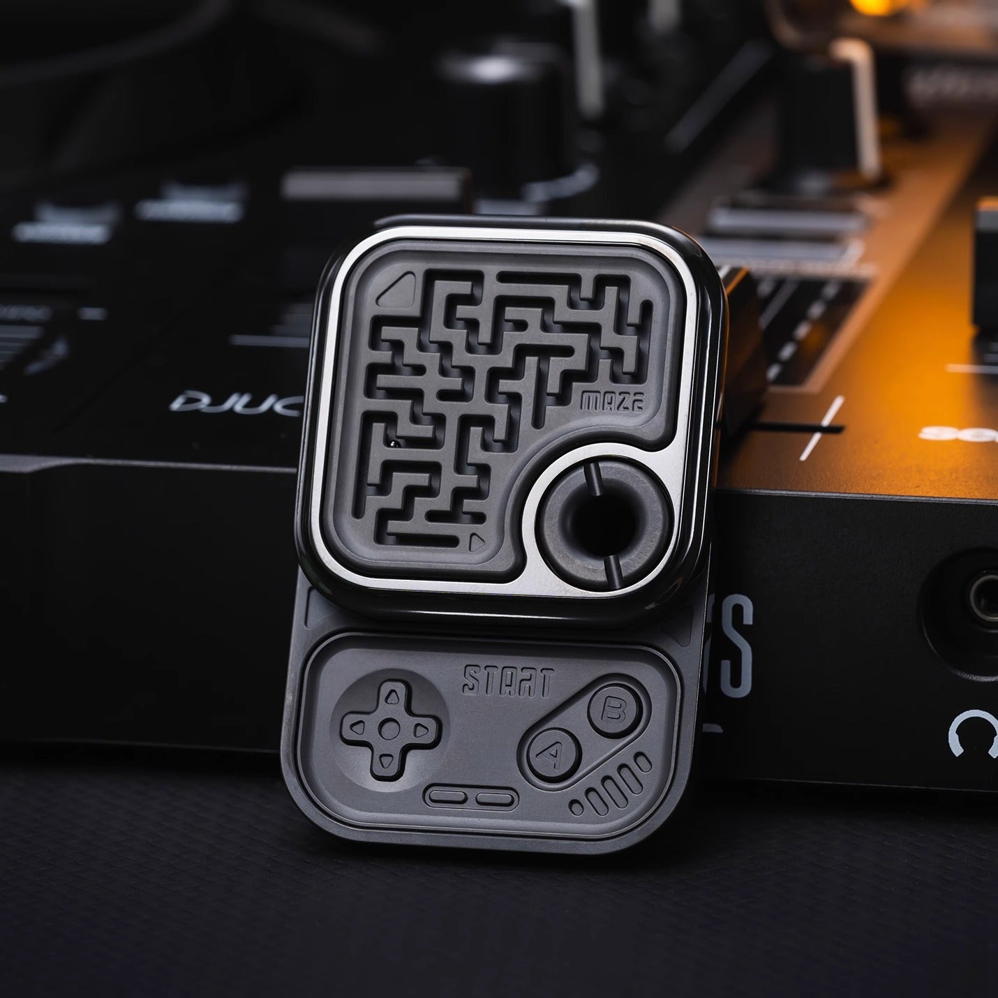 01 EDC Mechanical MAZE GAME Block Hand Push Slider | ZeroOne EDC MAZE BLOCK Haptic Hand Fidget Slider for Collection & Gift