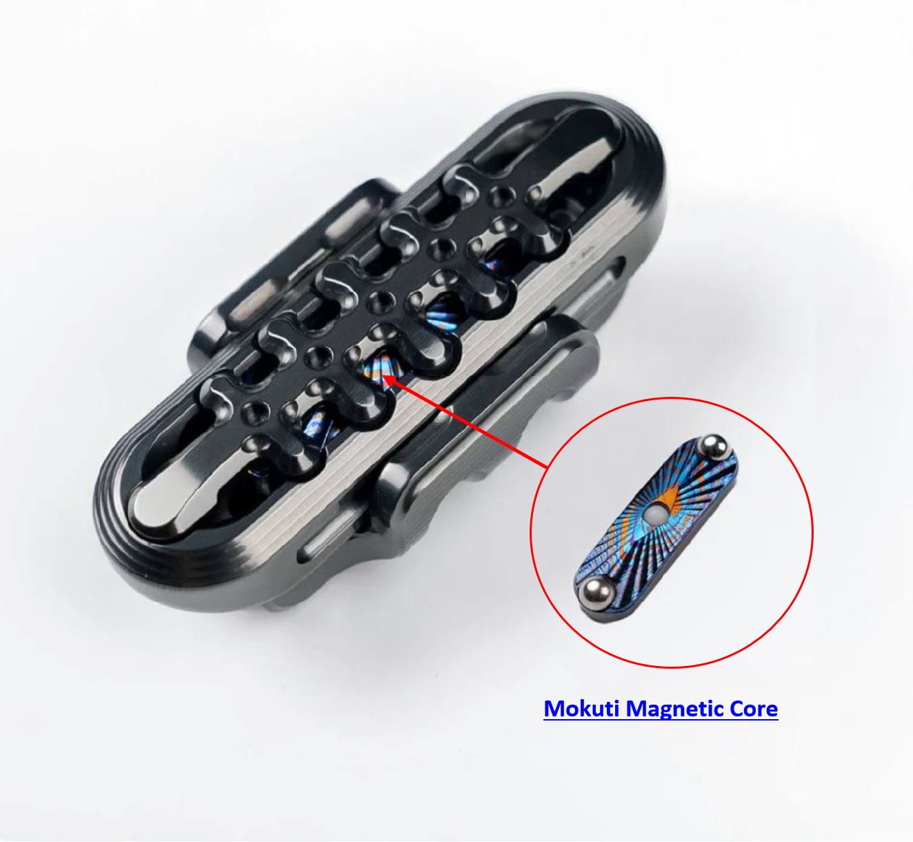 New WANWU EXOSKELETON Mechanical Magnetic Hand Haptic Push Slider | New WANWU EXOSKELETON EDC PEI Hand Push Slider | WANWU EXOSKELETON PPB Fidget Toys for Collection & Gift