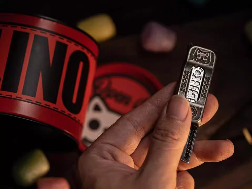 New LINO EDC Limbo Mechanical Hand Haptic Push Slider | New Limbo Fidget Toy Hand Push PPB Decompression| Limbo EDC Push Slider for Gift & Collection