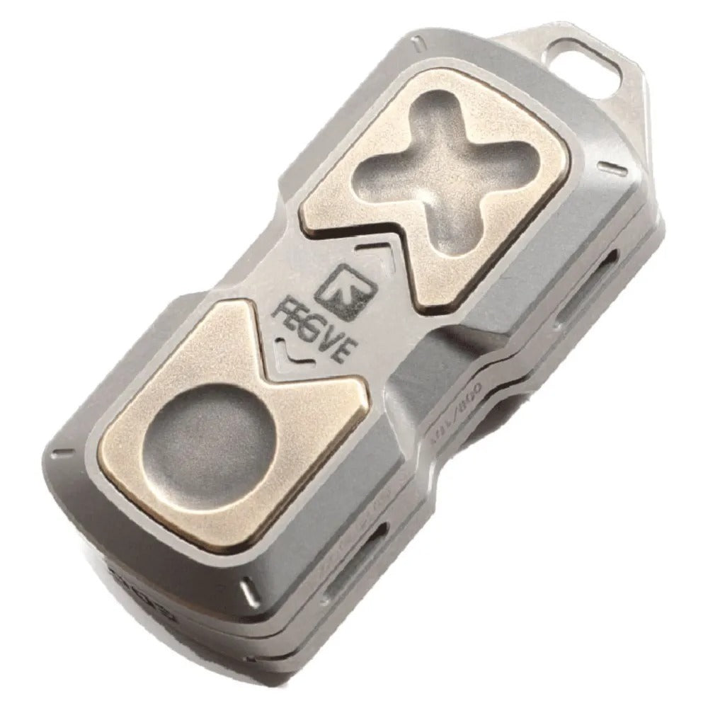 New FEGVE 101 Series Titanium TC4 Three Layer Hand Haptic Push Slider | New FEGVE Fidget Toy Hand Push PPB Decompression| FEGVE EDC Push Slider for Gift & Collection
