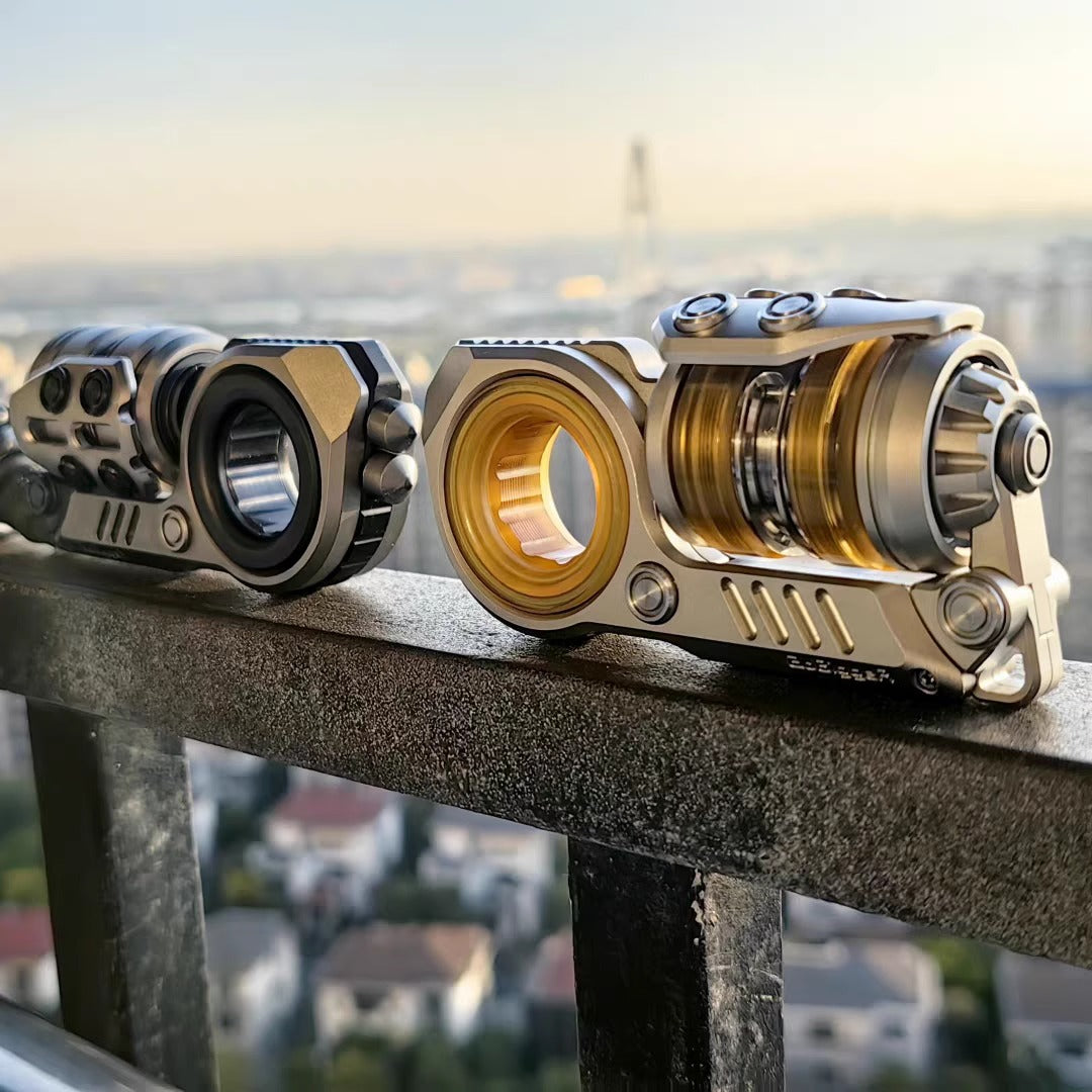 GoBiggeR Sinian Stainless Steel Hand Fidget Haptic Slider | GobiggeR Sinian PEI EDC Hand Slider | GobiggeR Sinian Hand Fidget Toy PPB for Collection & Gift