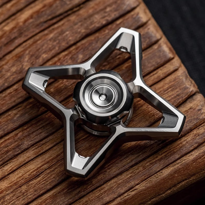 WANWU "Skyline" Hand Gyro Fidget Spinner | WANWU "Skyline" Mini EDC Hand Spinner | Mini "Skyline" Strike PPB Steel Hand Fidget for Gift & Collection