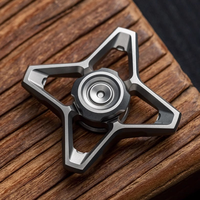 WANWU "Skyline" Hand Gyro Fidget Spinner | WANWU "Skyline" Mini EDC Hand Spinner | Mini "Skyline" Strike PPB Steel Hand Fidget for Gift & Collection