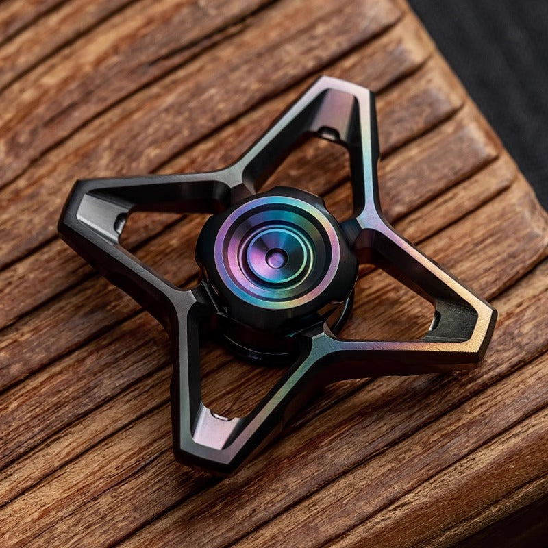 WANWU "Skyline" Hand Gyro Fidget Spinner | WANWU "Skyline" Mini EDC Hand Spinner | Mini "Skyline" Strike PPB Steel Hand Fidget for Gift & Collection