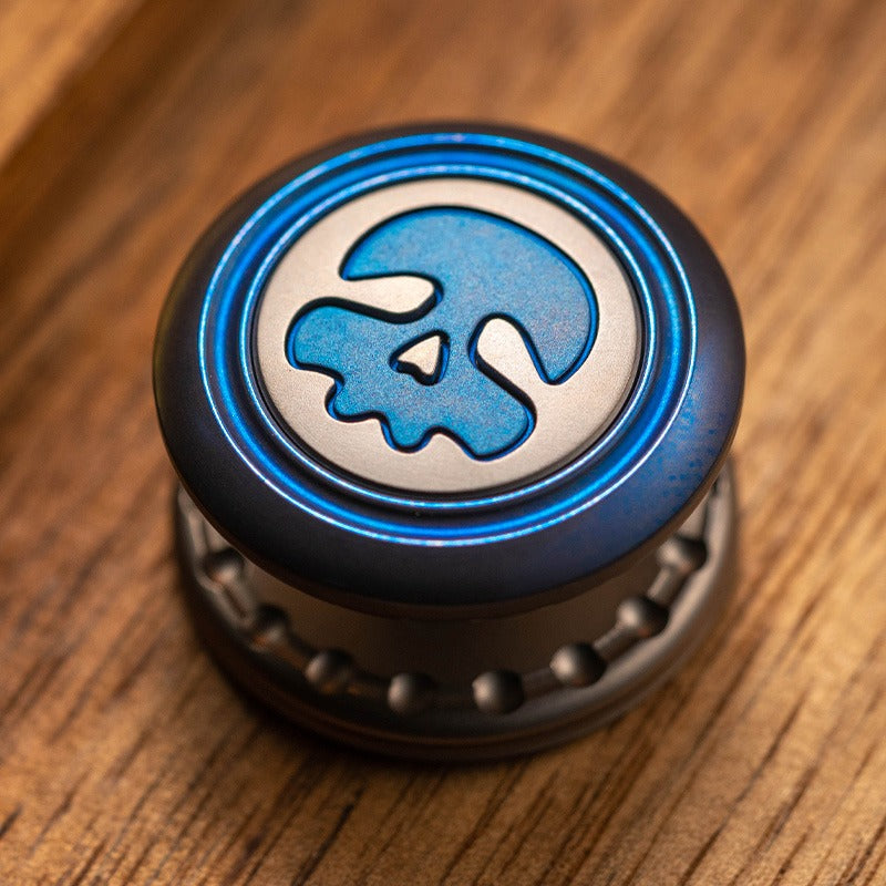 New Mackie Little Drop Gyro Hand Spinner Ratchet Presser | Mackie Little Drop Ratchet Clicker | Mackie Mini Gyro EDC Clicker Button
