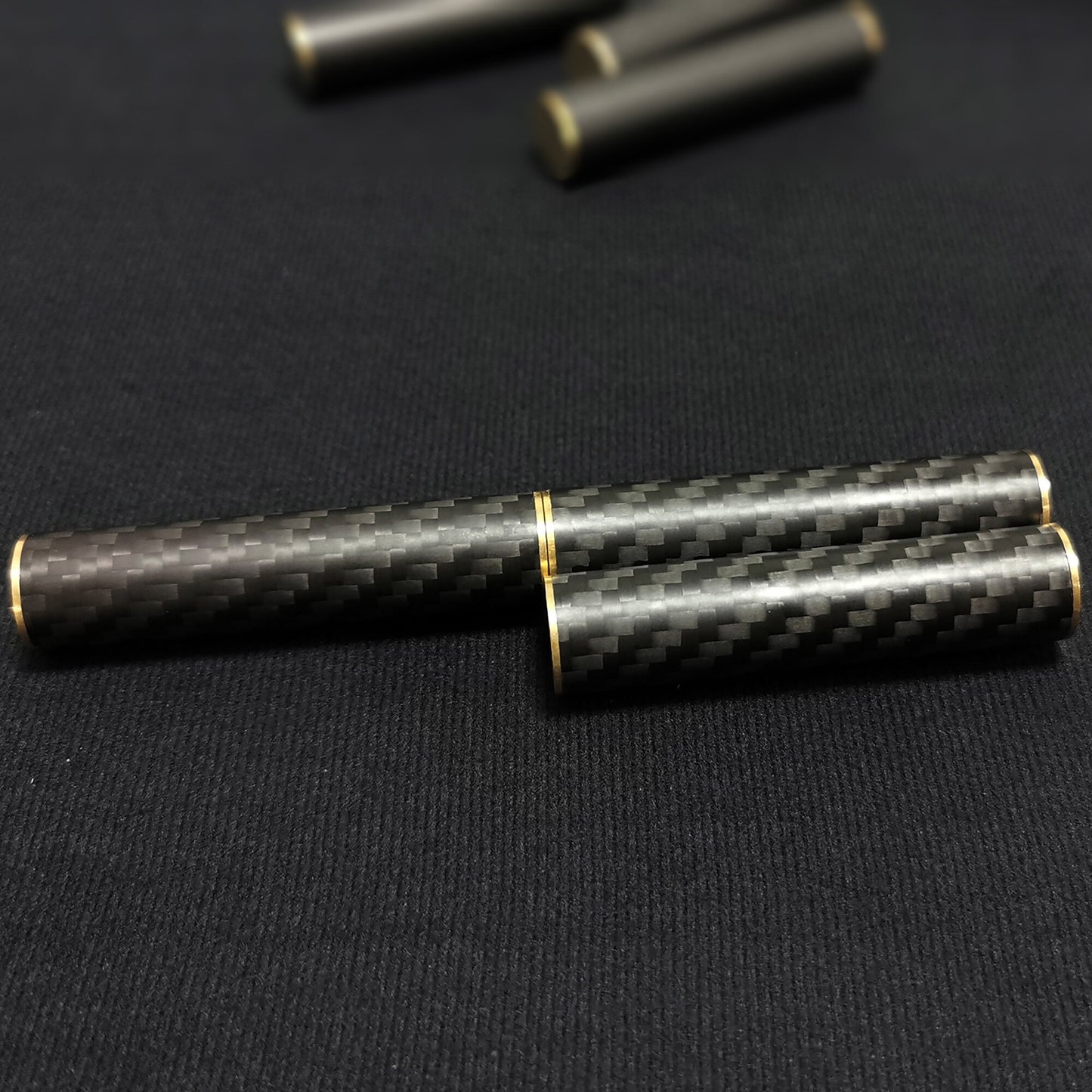 Three Section Carbon Fiber Stick Rod Hand Fidget Toys | Three Section Stick Rotating Anti-stress PPB Fidget Toys for Gift & Collection