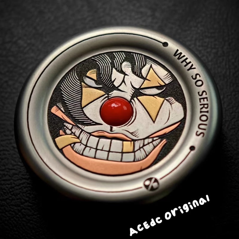 New ACEdc x One Bean Limited Edition Mechanical Coin Shape Hand Slider | ACEDC x One Bean Coin Fidget Slider for Collection & Gift