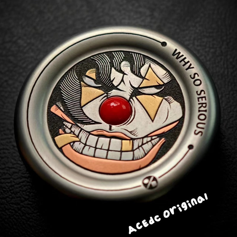 New ACEdc x One Bean Limited Edition Mechanical Coin Shape Hand Slider | ACEDC x One Bean Coin Fidget Slider for Collection & Gift