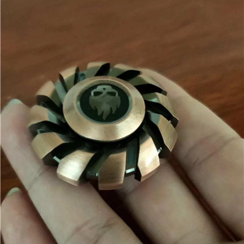 Colorful Luminous Hand Gyro Spinner | Metal Luminous Hand Fidget toys | EDC Luminous Hand Fidget Spinner for Fun and Gift Collection