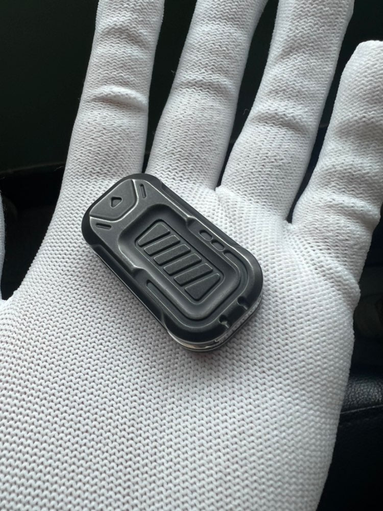 New Mackie Hand Push Slider Push Pop | Mackie CP-5 Hand Fidget Spinner Finger Push Decompression | CP-5 EDC Push Slider for Gift and Collection