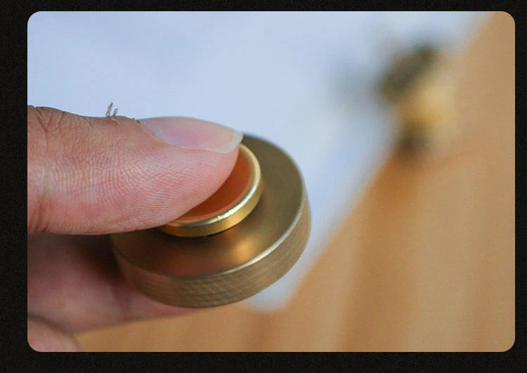 Mini Cyclone Hand Twisted Spinner | Mini Brass Hand Fidget Spinner | EDC Hand Spinner for Gift & Collection