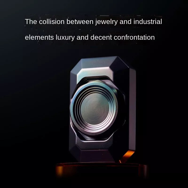 Mini Block Gamestone Stainless Steel Hand Gyro Spinner | Mini EDC Copper Block Hand Fidget Spinner |Mini Metal Hand Gyro fidget toy for gift & Collection.