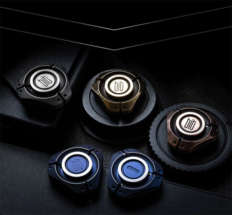 Lautie BIT 03 Metal Mini Triangular Hand Spinner | Mini BIT 03 Hand Fidget Spinner| EDC Bit 03 Hand Spinner for Gift and Collection
