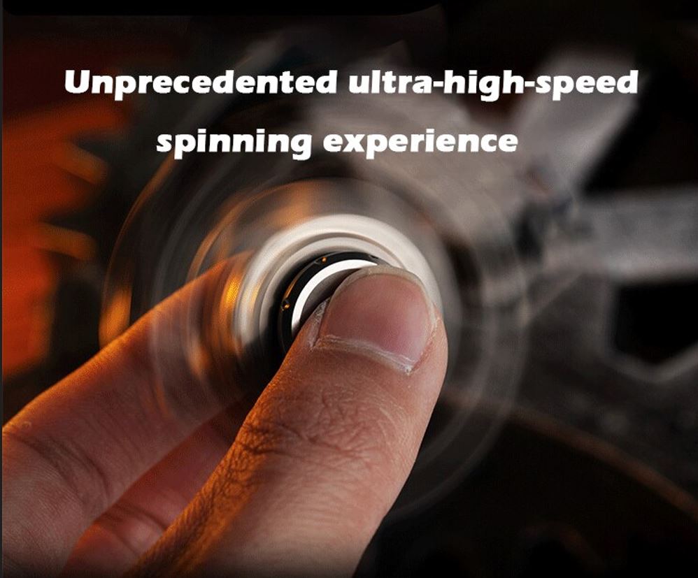 WANWU Fission Stainless Steel Hand Fidget Spinner | WANWU EDC Fission Hand Gyro Fidget Spinner | Metal Fission Gyro Hand Spinner for Gift & Collection