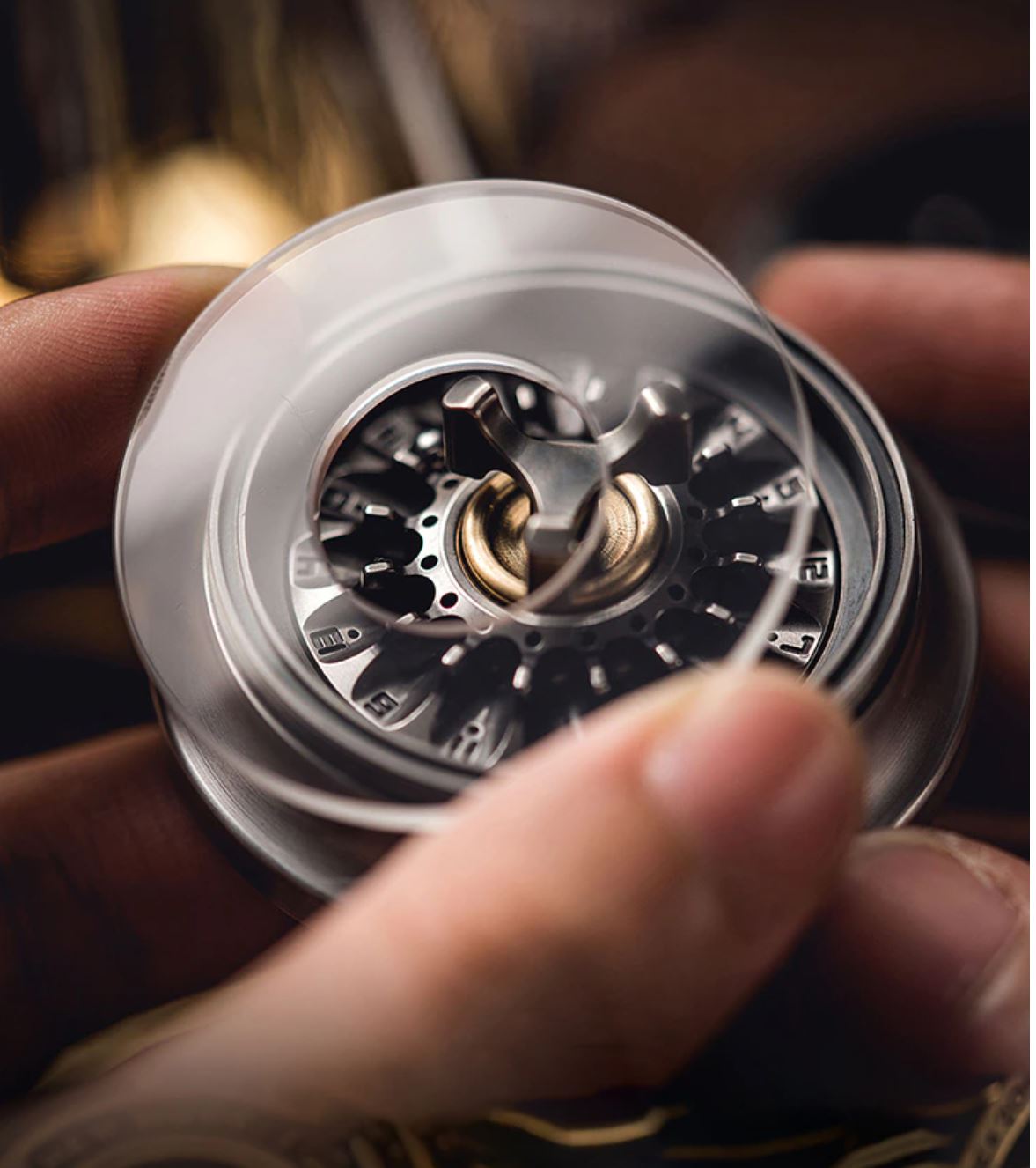 Lautie 2099 Series Lucky Turn Table Hand Gyro Spinner | Lautie Lucky Turn Table Hand Gyro Fidget for Collection and Gift