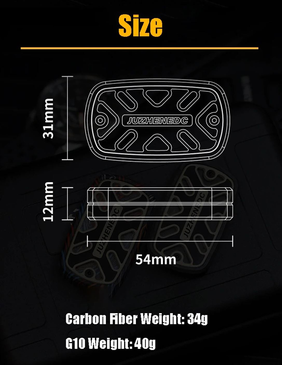 Carbon Fiber Hand Haptic Feel Push Pull Slider | Haptic Hand Push Pull PPB | Anti-stress Hand Push Pull Slider for Gift and Collection
