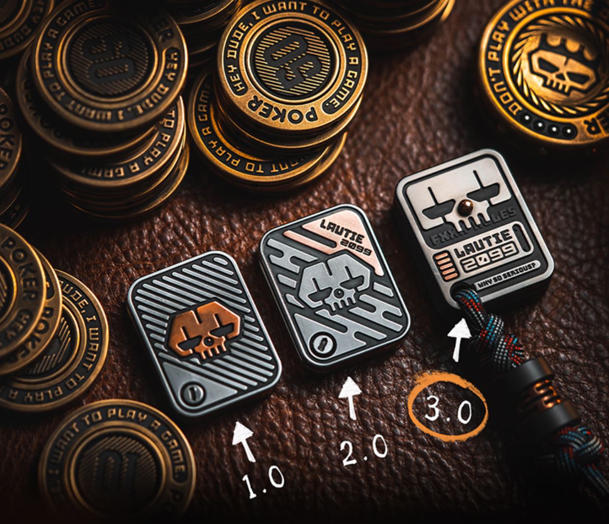 New Arrival Lautie Poker Card 3.0 Slider |Lautie New Shuffle 3.0 AAA_AKQ | New Lautie Poker Skull 3 Layer Slider for Gift & Collection.