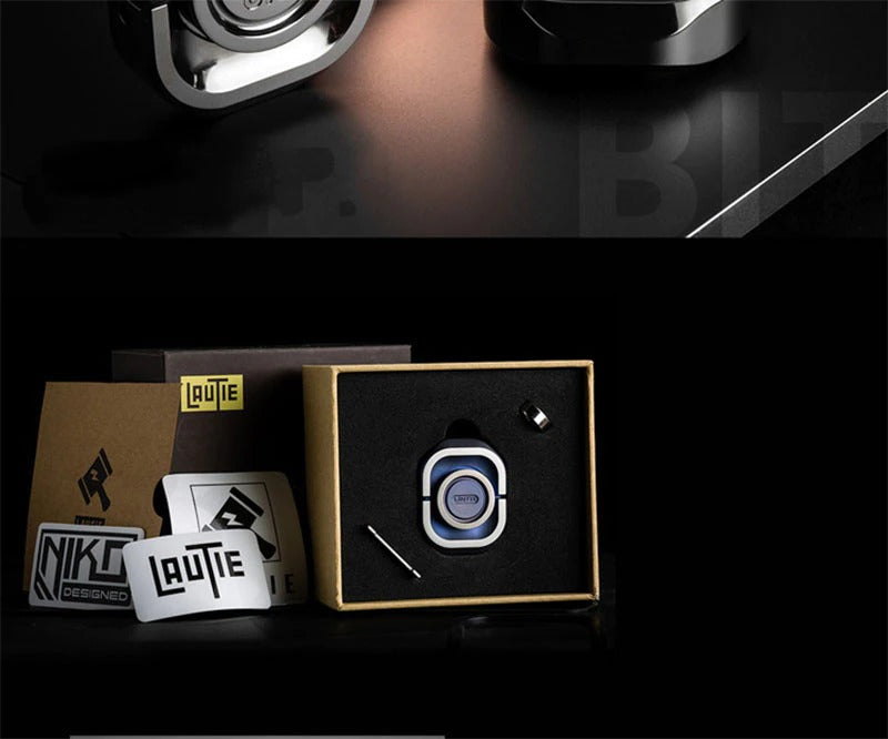 Lautie BIT 01 Metal Mini Hand Spinner | Mini Lautie BIT 01 Square Fidget Spinner| Lautie EDC Bit 01 Hand Spinner for Gift and Collection