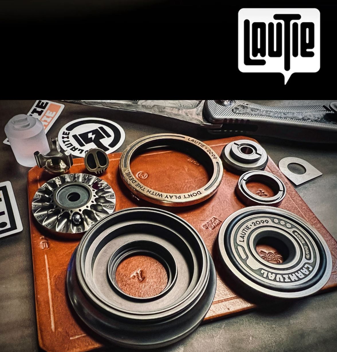 Lautie 2099 Series Lucky Turn Table Hand Gyro Spinner | Lautie Lucky Turn Table Hand Gyro Fidget for Collection and Gift
